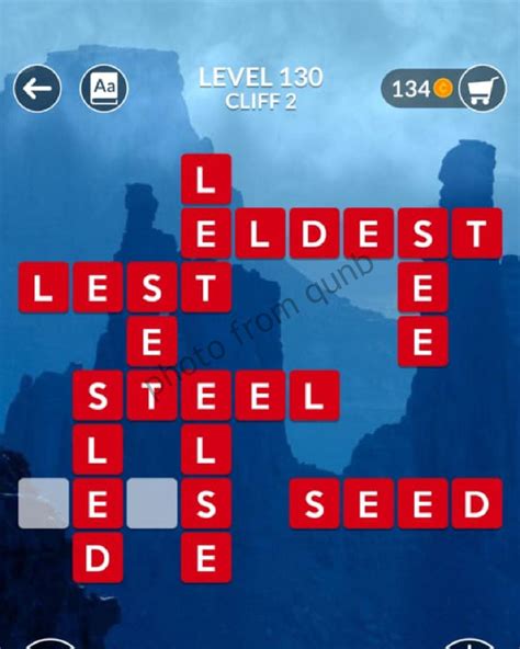 wordscapes 130|Wordscapes Level 130, Cliff 2.